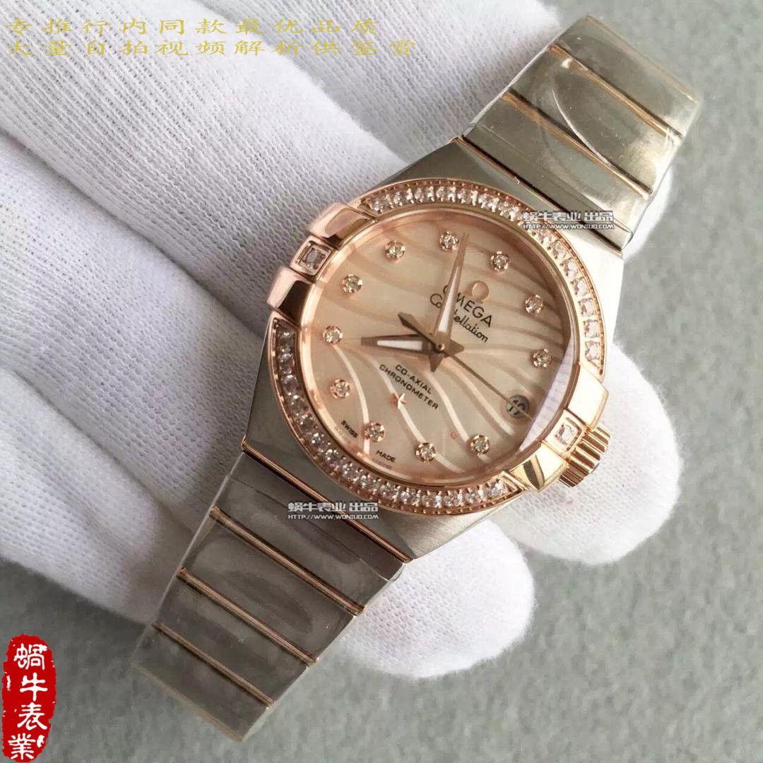 【HBBV6 Factory 1:1超A高仿手表】OMEGA Constellation 系列123.10.27.20.55.001女士 wrist watch  / M151A