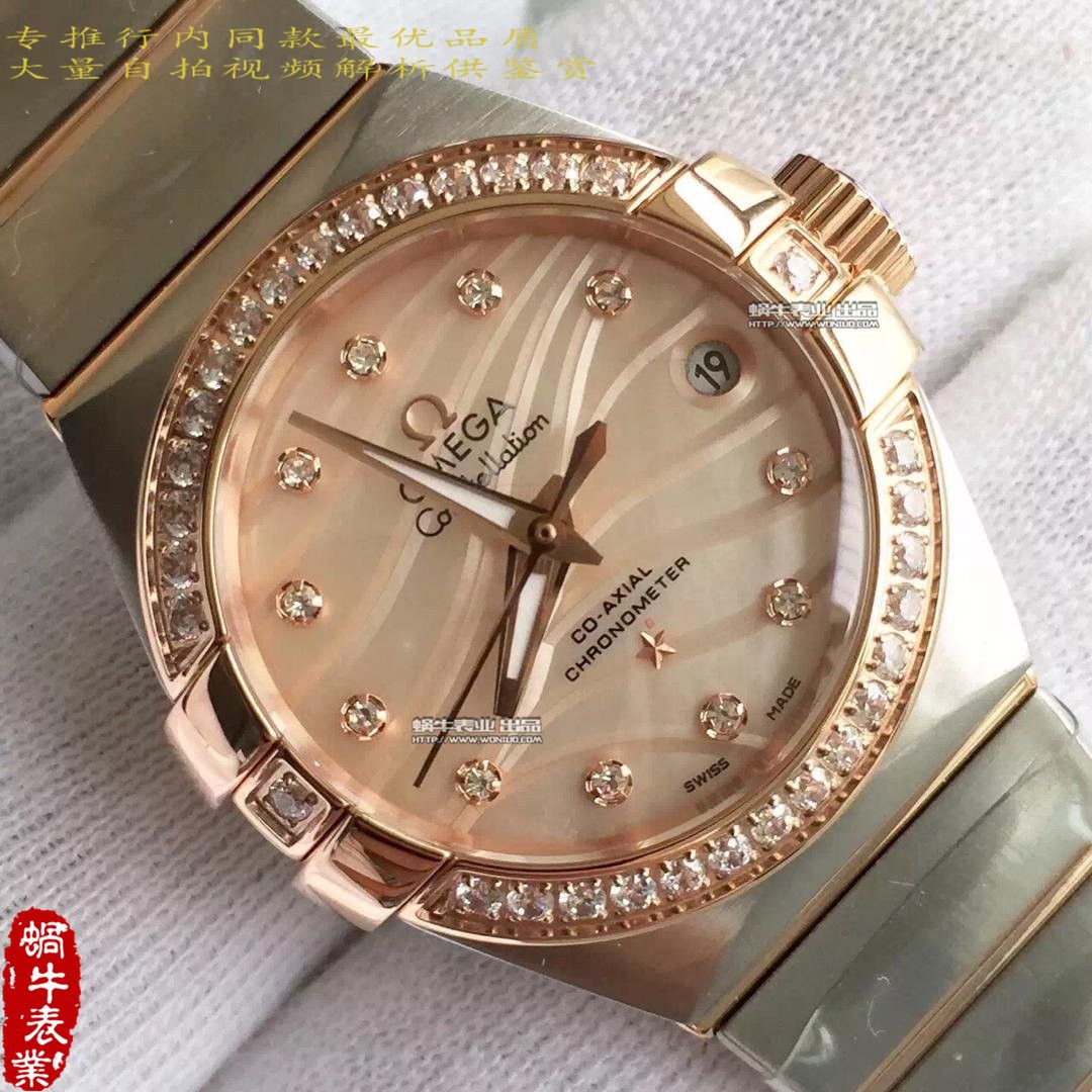 【HBBV6 Factory 1:1超A高仿手表】OMEGA Constellation 系列123.10.27.20.55.001女士 wrist watch  / M151A