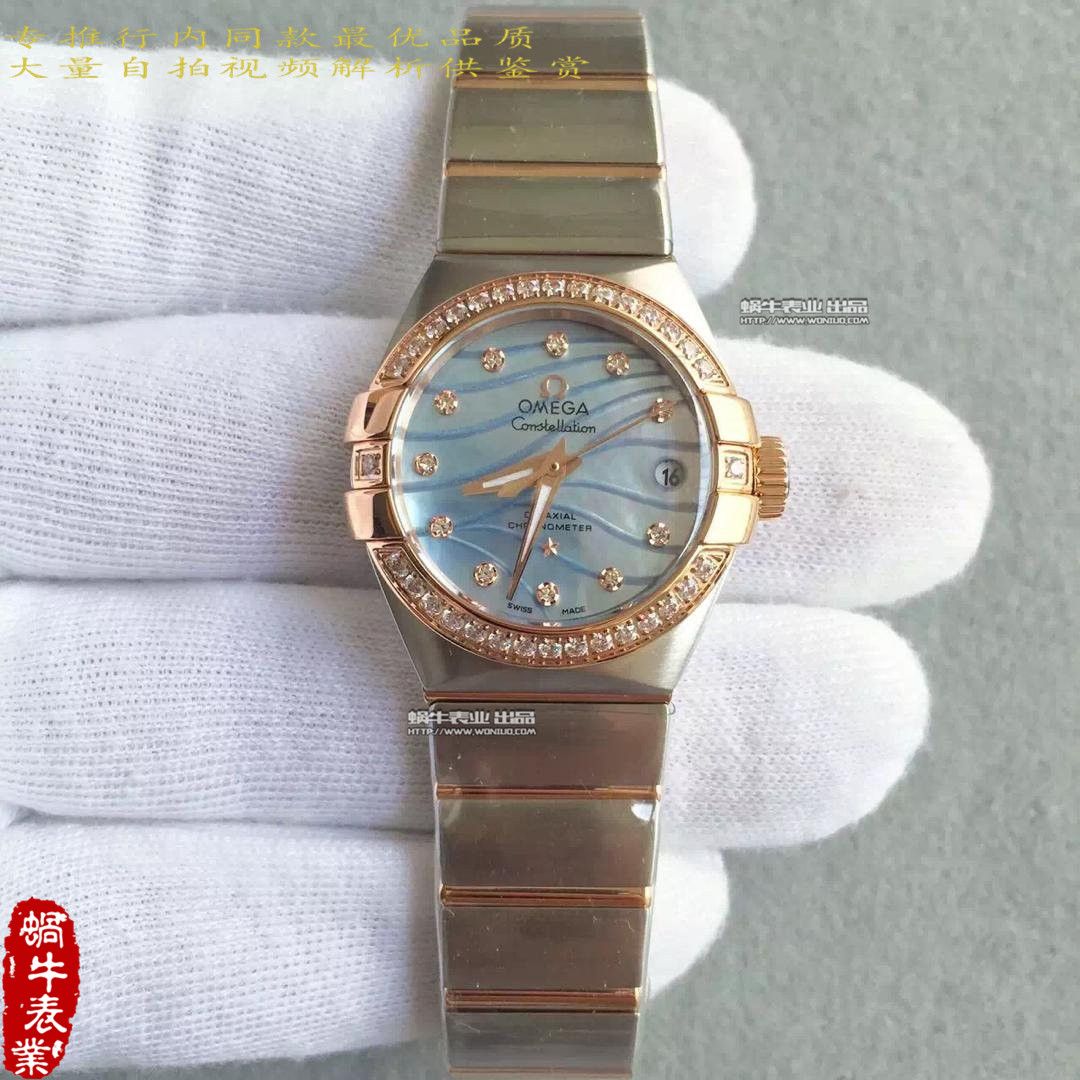 【HBBV6 Factory 1:1超A高仿手表】OMEGA Constellation 系列123.10.27.20.55.001女士 wrist watch  / M151A
