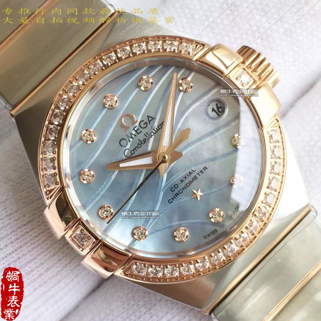 【HBBV6 Factory 1:1超A高仿手表】OMEGA Constellation 系列123.10.27.20.55.001女士 wrist watch  / M151A