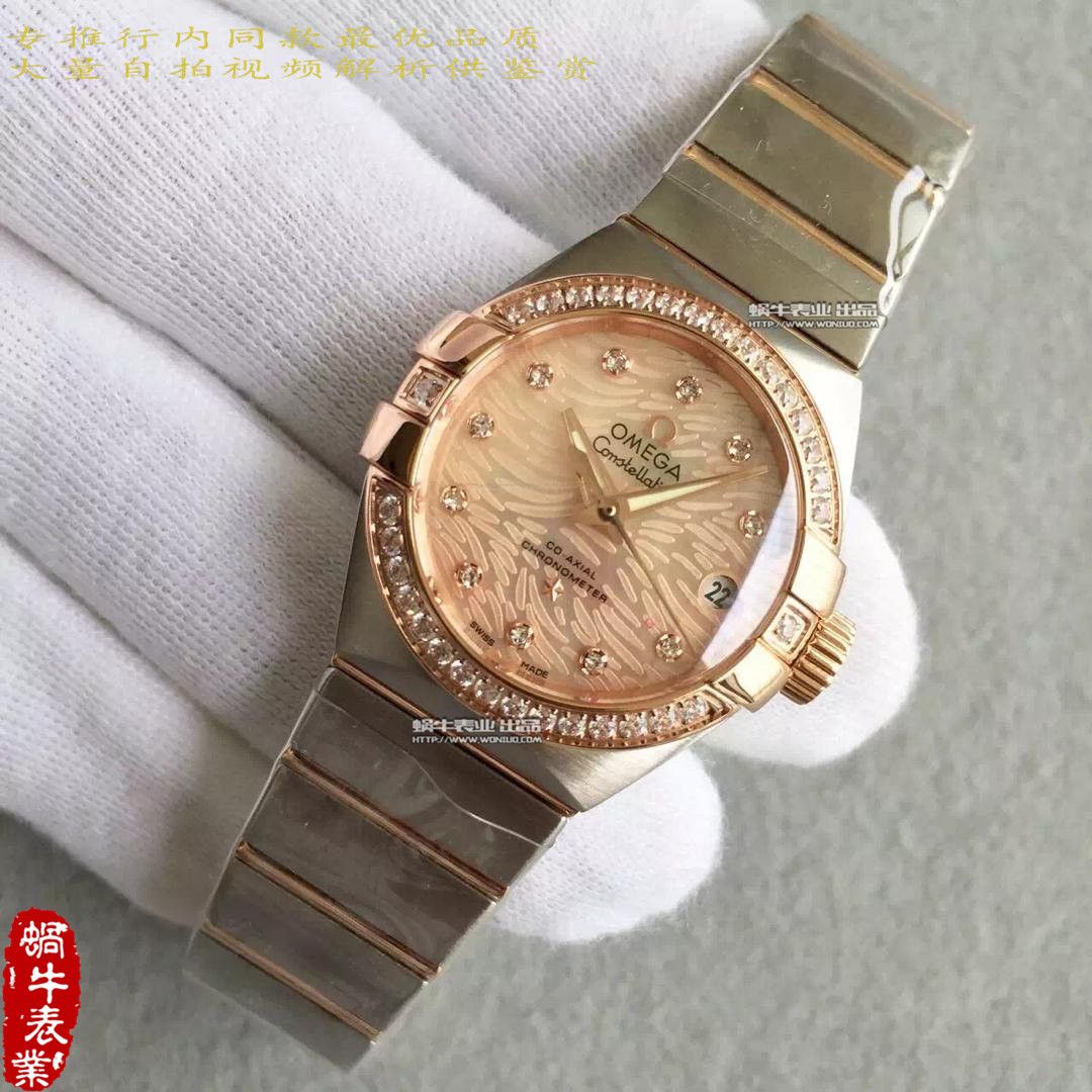 【HBBV6 Factory 1:1超A高仿手表】OMEGA Constellation 系列123.10.27.20.55.001女士 wrist watch  / M151A