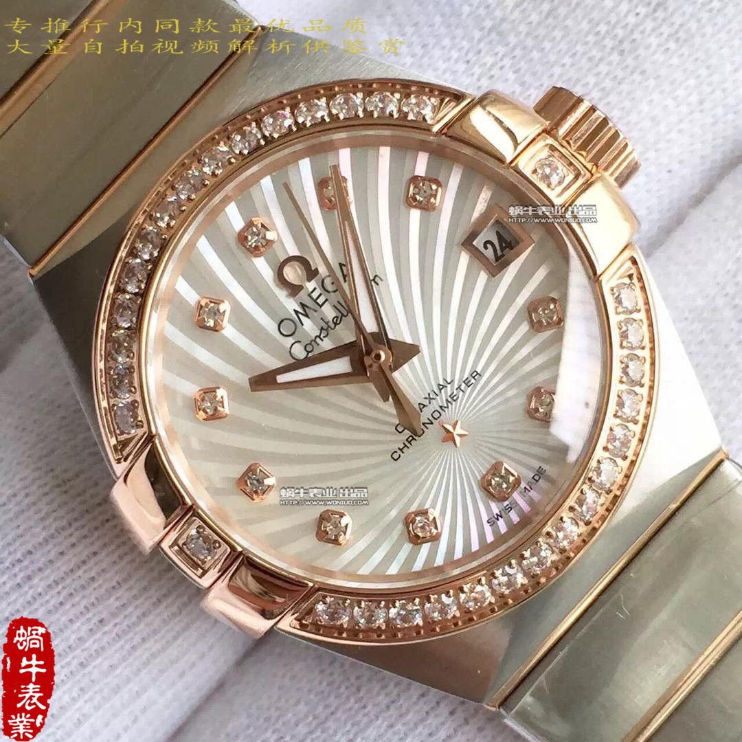 【HBBV6 Factory 1:1超A高仿手表】OMEGA Constellation 系列123.10.27.20.55.001女士 wrist watch  / M151A