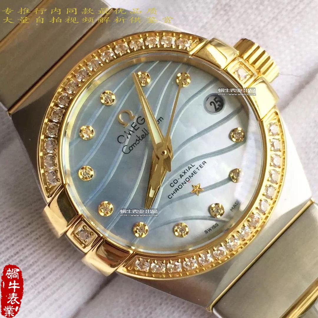 【HBBV6 Factory 1:1超A高仿手表】OMEGA Constellation 系列123.10.27.20.55.001女士 wrist watch  / M151A