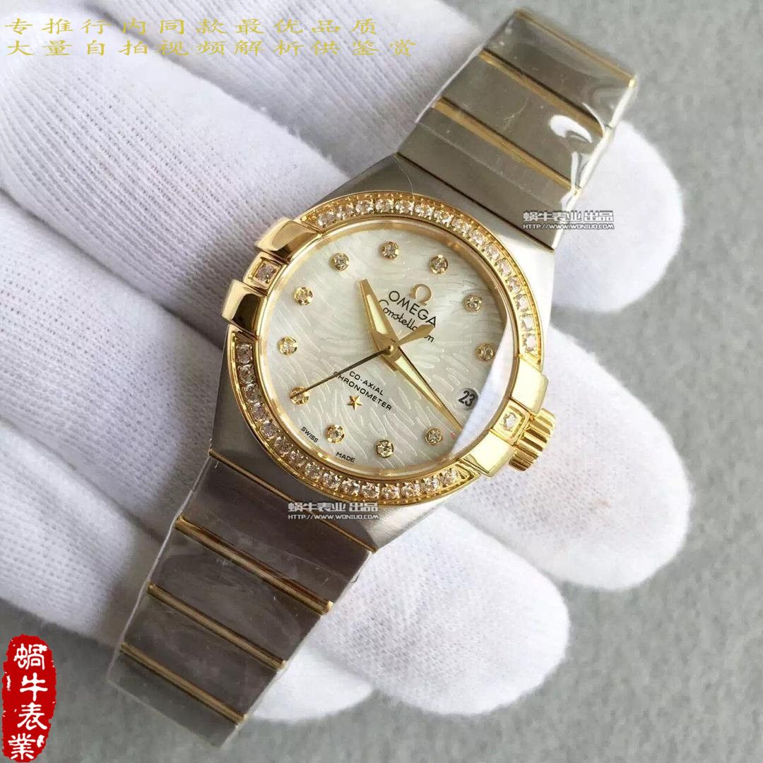 【HBBV6 Factory 1:1超A高仿手表】OMEGA Constellation 系列123.10.27.20.55.001女士 wrist watch  / M151A