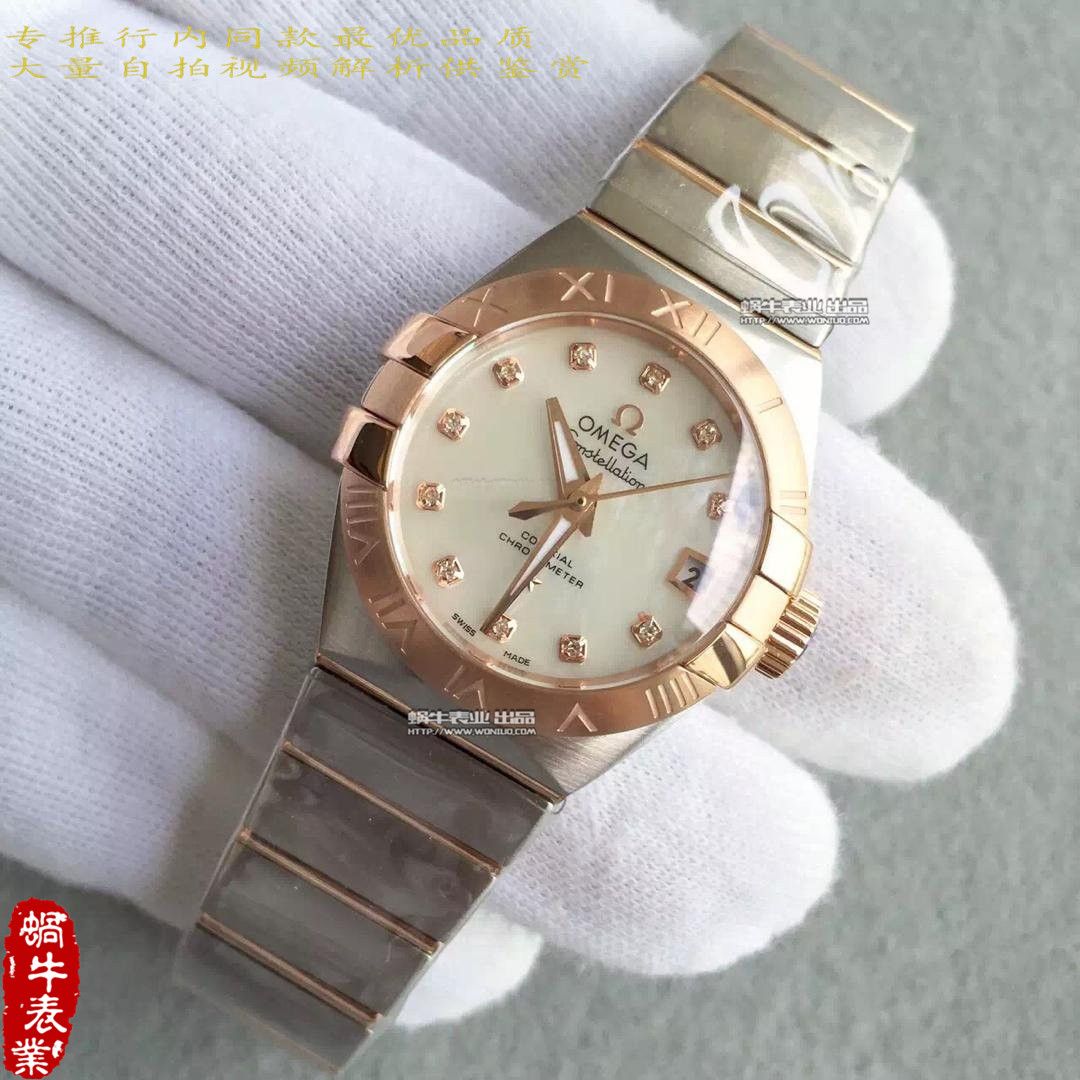 【HBBV6 Factory 1:1超A高仿手表】OMEGA Constellation 系列123.10.27.20.55.001女士 wrist watch  / M151A