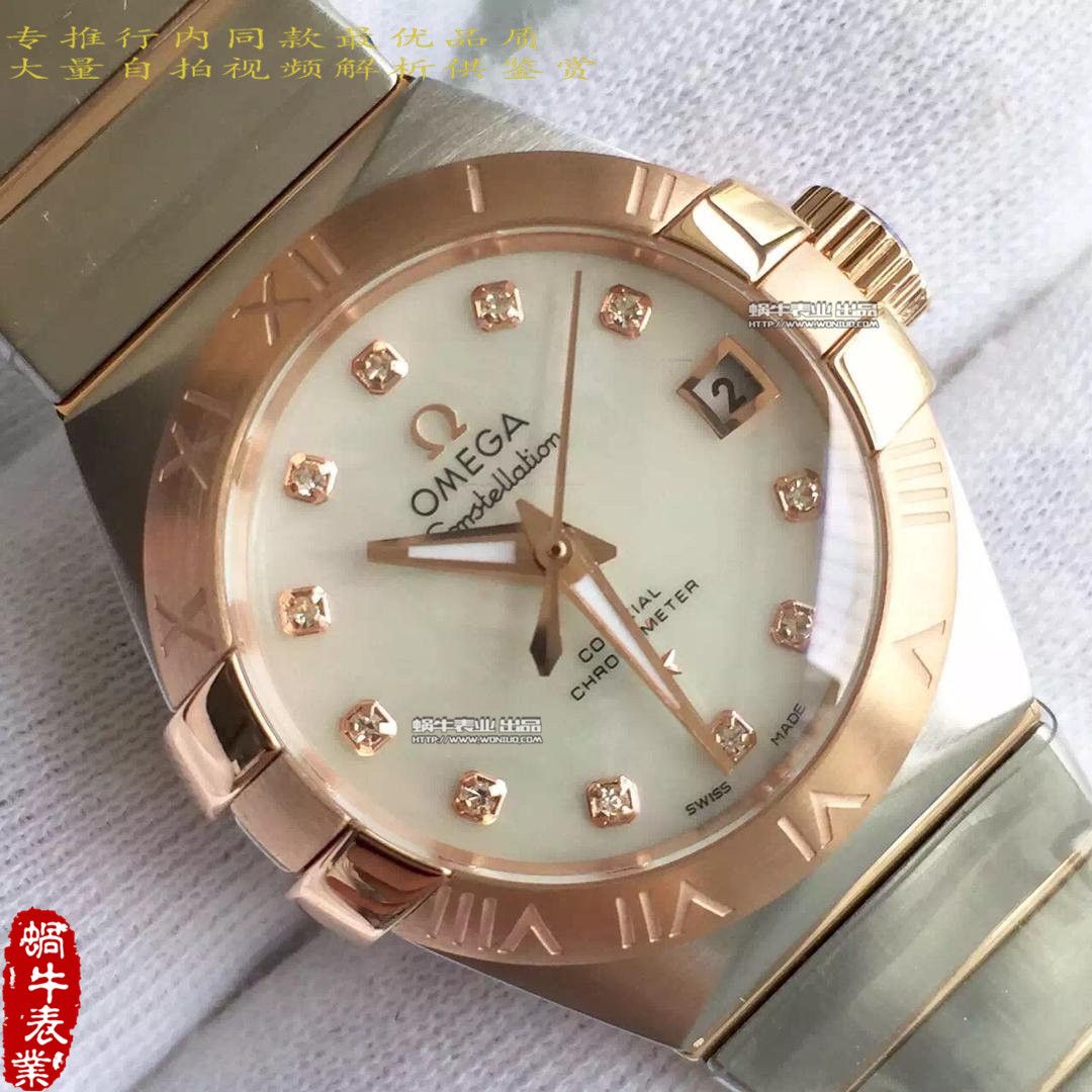 【HBBV6 Factory 1:1超A高仿手表】OMEGA Constellation 系列123.10.27.20.55.001女士 wrist watch  / M151A