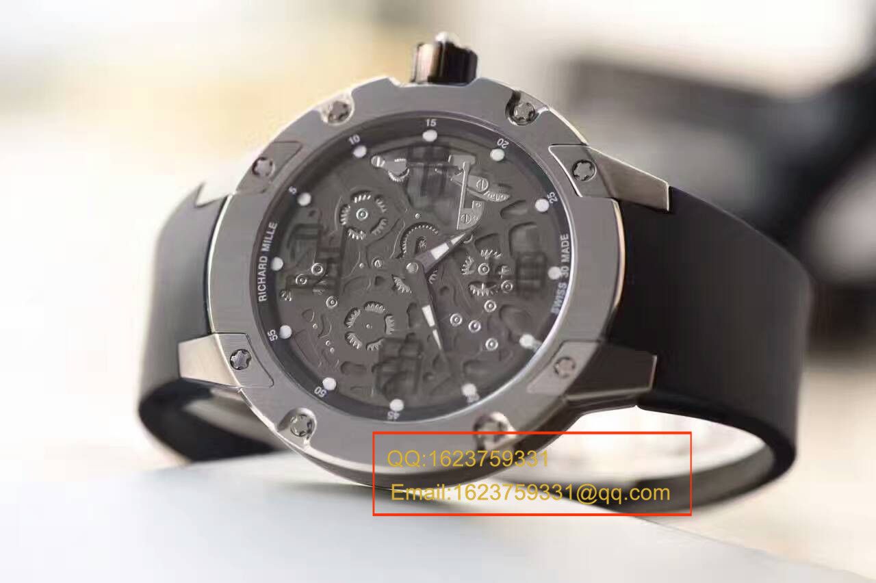 【独家 Video analysis SF Factory  top 1:1复刻手表】 RICHARD MILLE 男士系列RM 033 Ti wrist watch  / RMBC-033 Ti