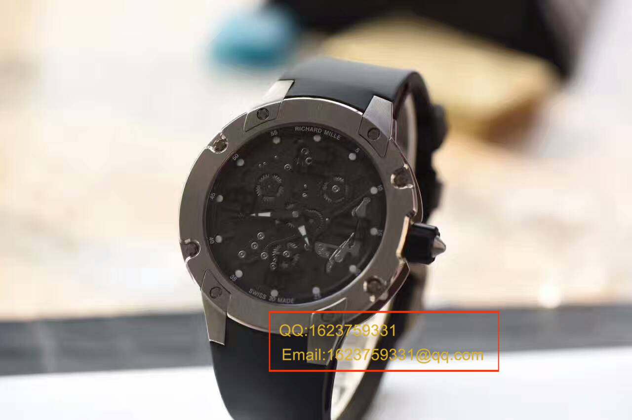【独家 Video analysis SF Factory  top 1:1复刻手表】 RICHARD MILLE 男士系列RM 033 Ti wrist watch  / RMBC-033 Ti