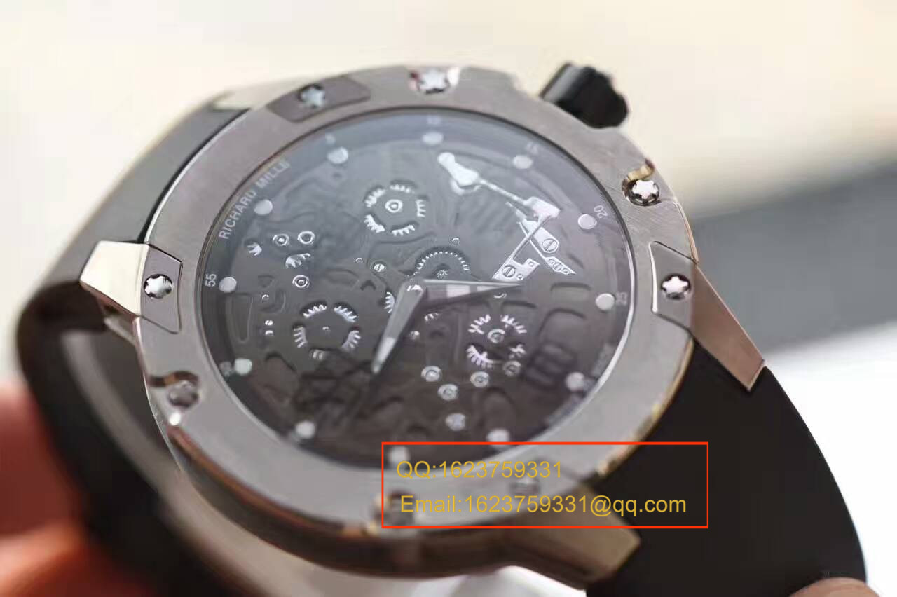 【独家 Video analysis SF Factory  top 1:1复刻手表】 RICHARD MILLE 男士系列RM 033 Ti wrist watch  / RMBC-033 Ti