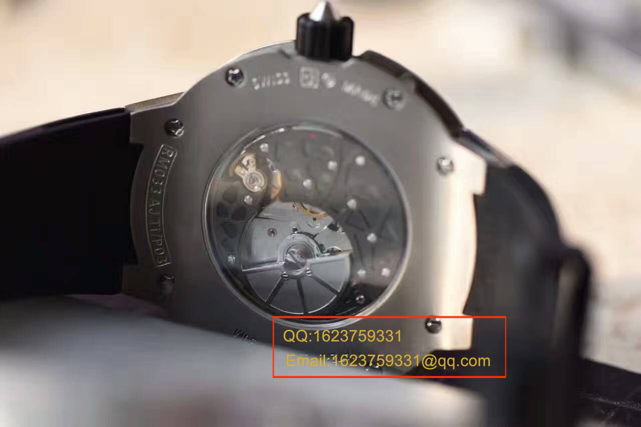 【独家 Video analysis SF Factory  top 1:1复刻手表】 RICHARD MILLE 男士系列RM 033 Ti wrist watch  / RMBC-033 Ti