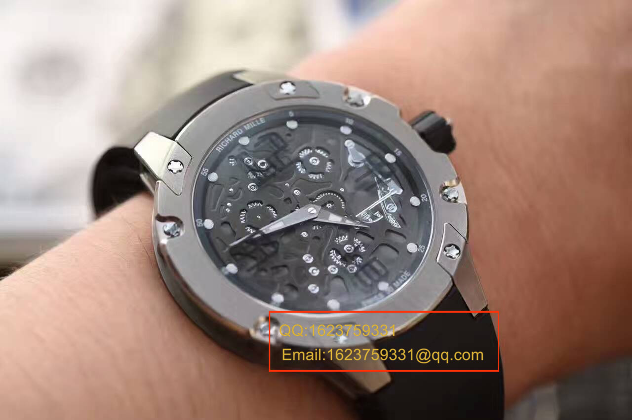 【独家 Video analysis SF Factory  top 1:1复刻手表】 RICHARD MILLE 男士系列RM 033 Ti wrist watch  / RMBC-033 Ti