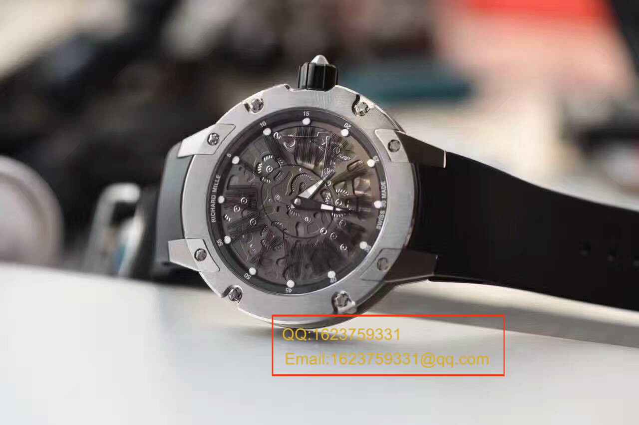 【独家 Video analysis SF Factory  top 1:1复刻手表】 RICHARD MILLE 男士系列RM 033 Ti wrist watch  / RMBC-033 Ti