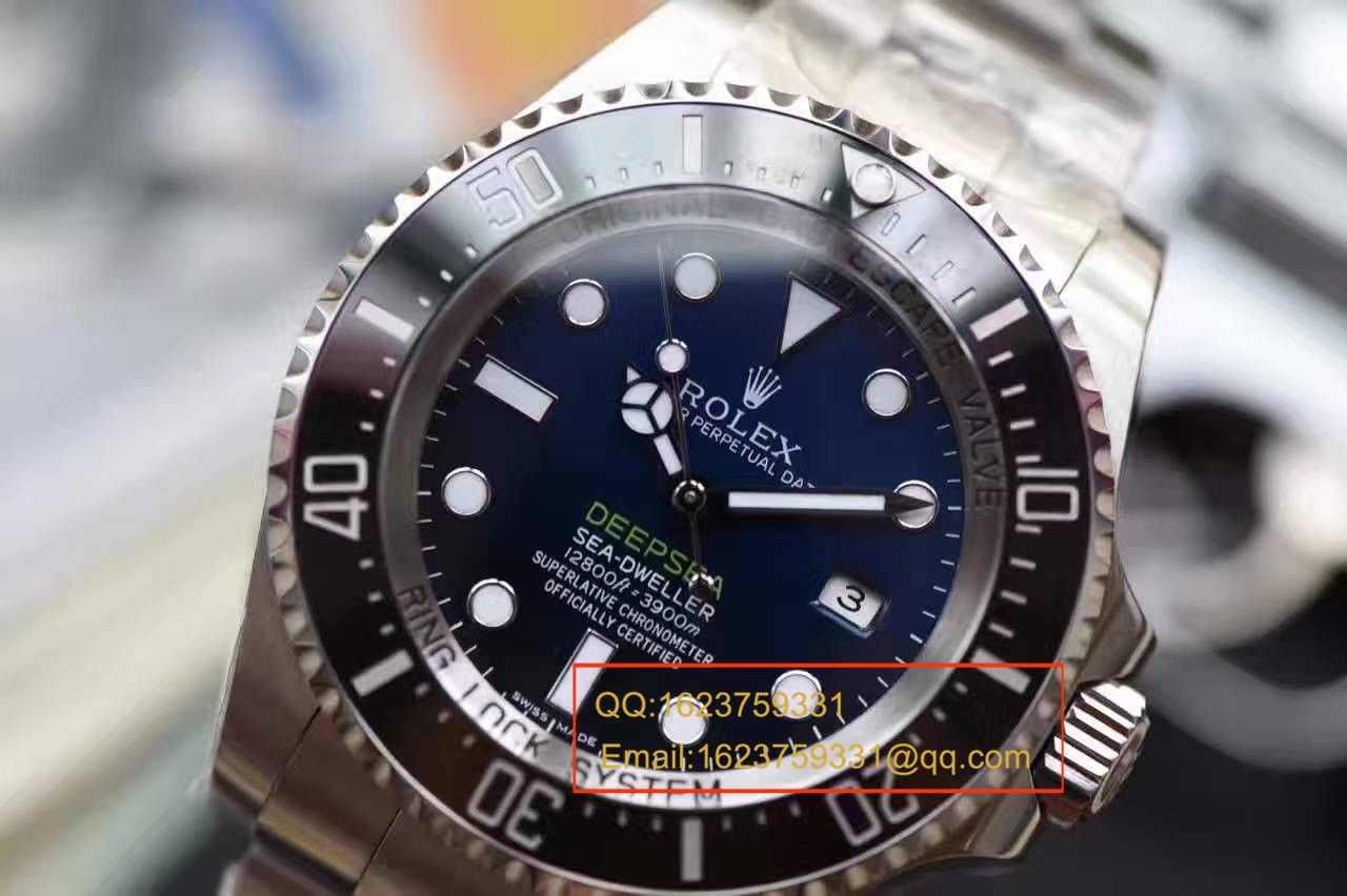 【独家视频解析】N Factory V7版本超A高精仿手表 Rolex 海使型系列116660-98210 蓝盘 wrist watch (蓝面渐变蓝鬼王)  / RBD0551