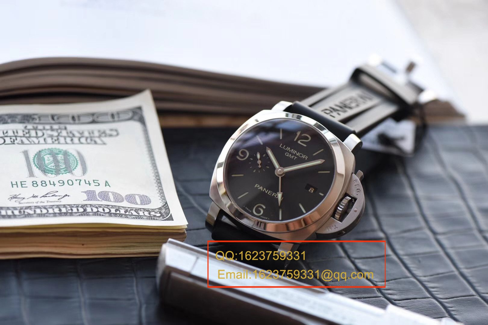 【VS Factory 一比一超A高仿手表】Panerai LUMINOR 1950  3 Days 系列GMT 双时区 PAM 00320 wrist watch  / PABA060