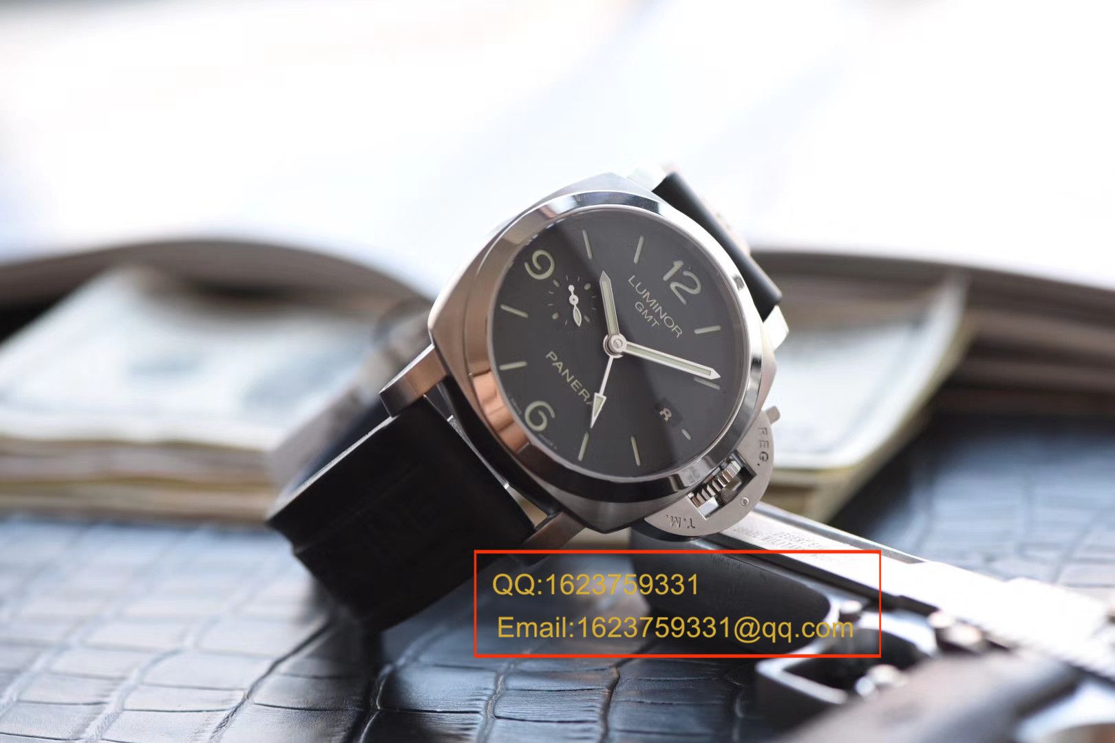 【VS Factory 一比一超A高仿手表】Panerai LUMINOR 1950  3 Days 系列GMT 双时区 PAM 00320 wrist watch  / PABA060