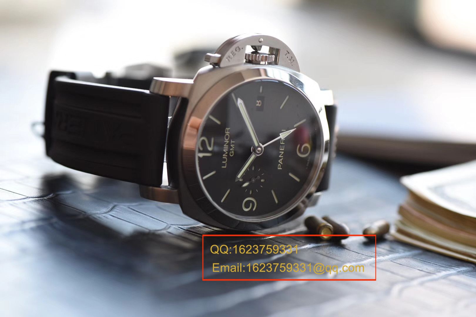 【VS Factory 一比一超A高仿手表】Panerai LUMINOR 1950  3 Days 系列GMT 双时区 PAM 00320 wrist watch  / PABA060