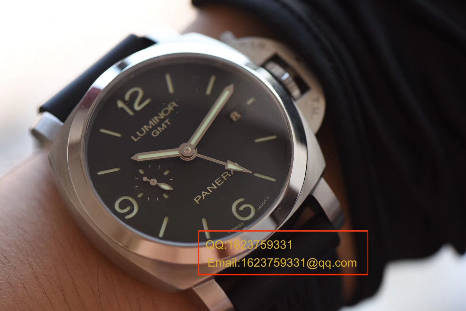 【VS Factory 一比一超A高仿手表】Panerai LUMINOR 1950  3 Days 系列GMT 双时区 PAM 00320 wrist watch  / PABA060