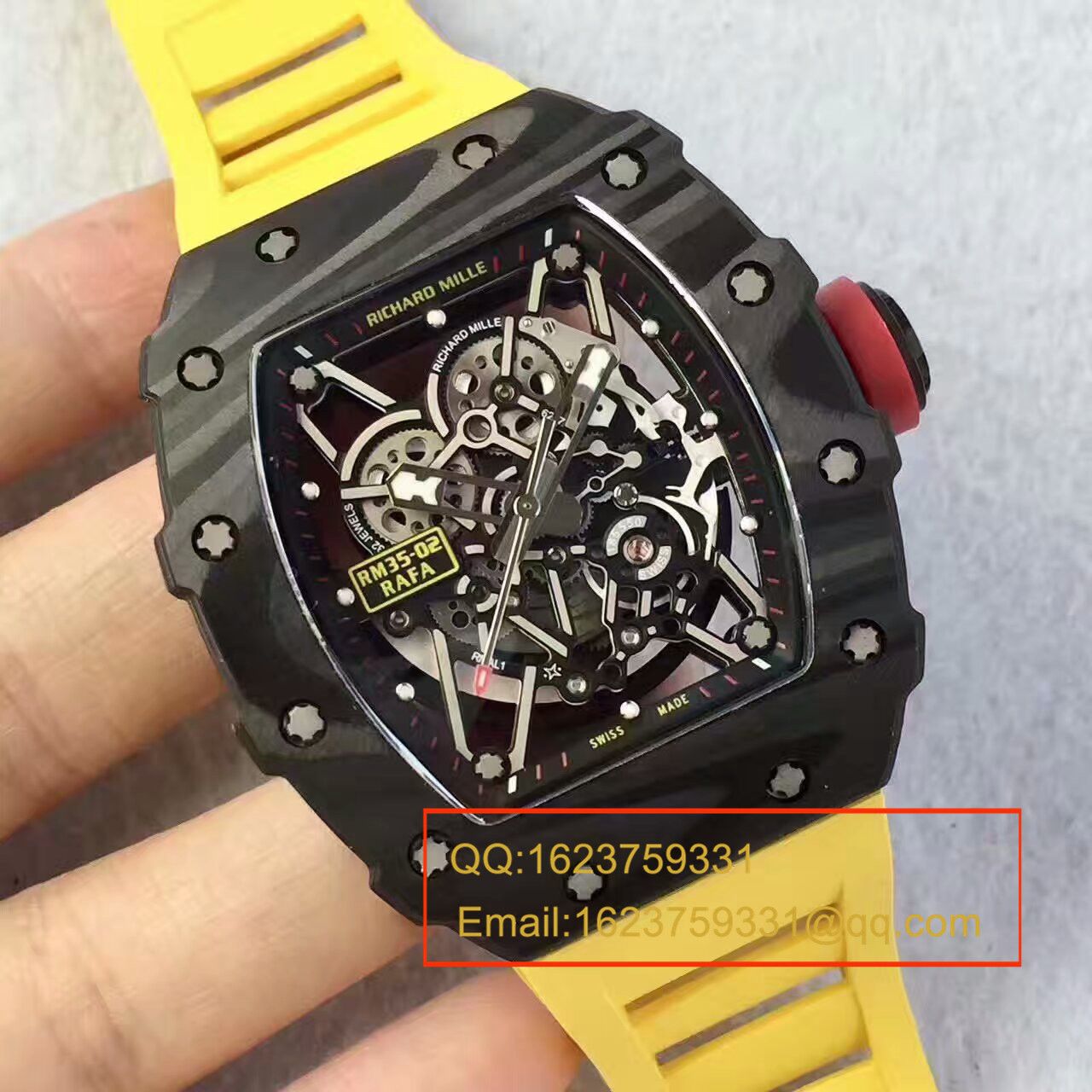 KV新品 RM35-02系列 top 版（纳达尔限量版） carbon fiber 系列最强复刻版本 / RM 035-02