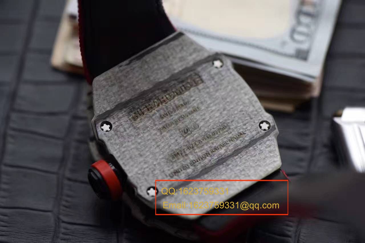 【RM Factory  top 1:1复刻高仿手表】 RICHARD MILLE 首款白色 carbon fiber  wrist watch RM27-02--轻盈如羽毛 / RMBC27-02