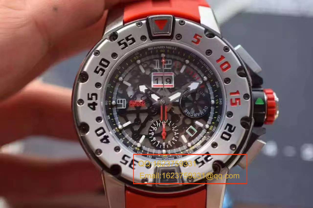 【实拍图鉴赏】RM Factory 1:1超A精仿手表之 Richard Miller 男士系列RM 032 RG wrist watch  / RMBG032