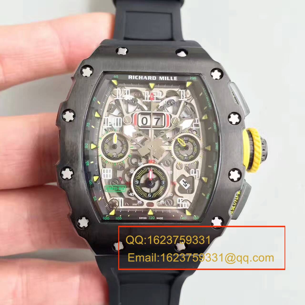 【RM Factory 一比一超A精仿手表】RICHARD MILLE 男士系列RM11-03男士 wrist watch  / RMBE11-03A