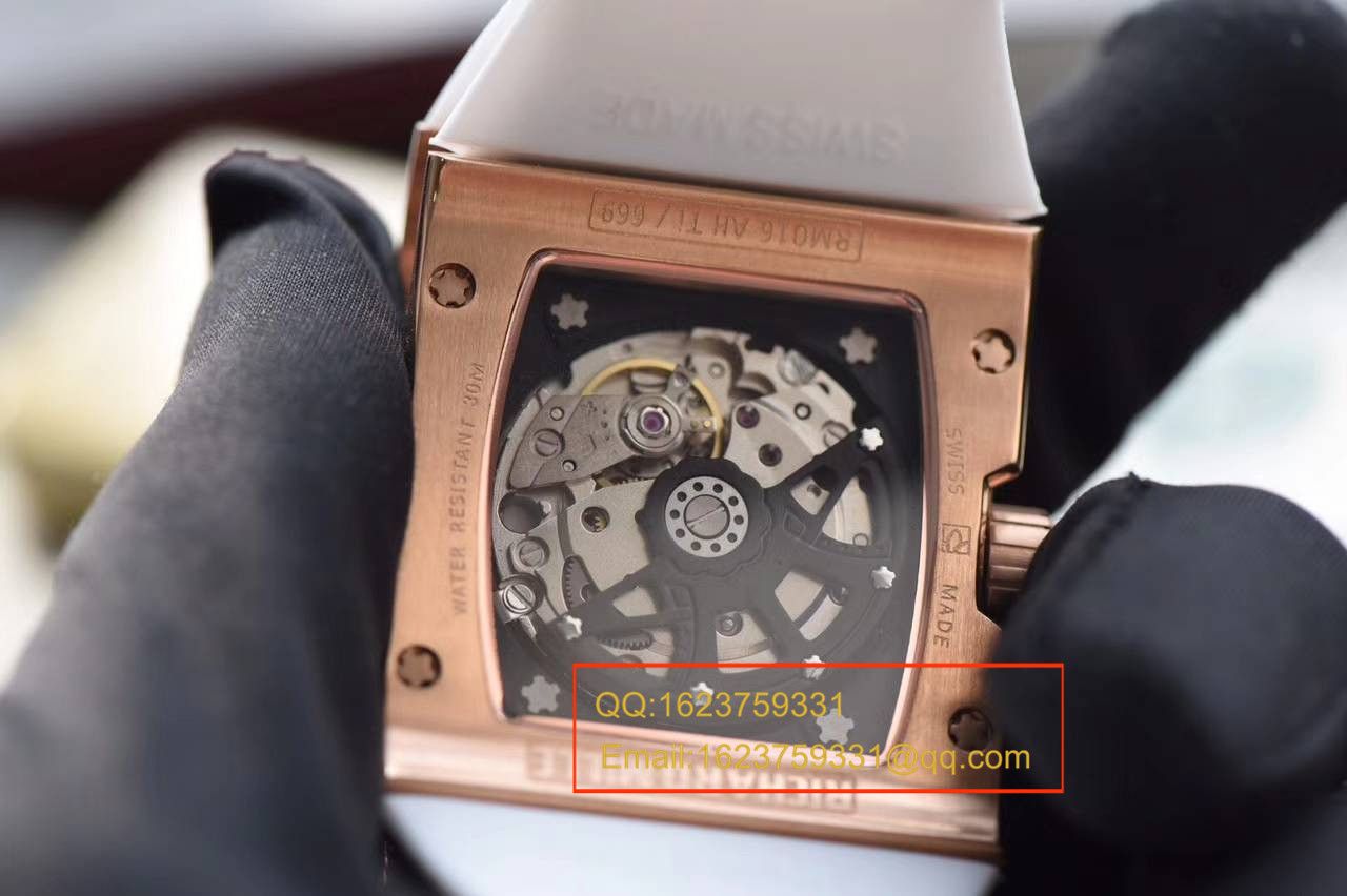 【KV一比一高仿手表】RICHARD MILLE 男士系列RM 016 wrist watch  / RM16