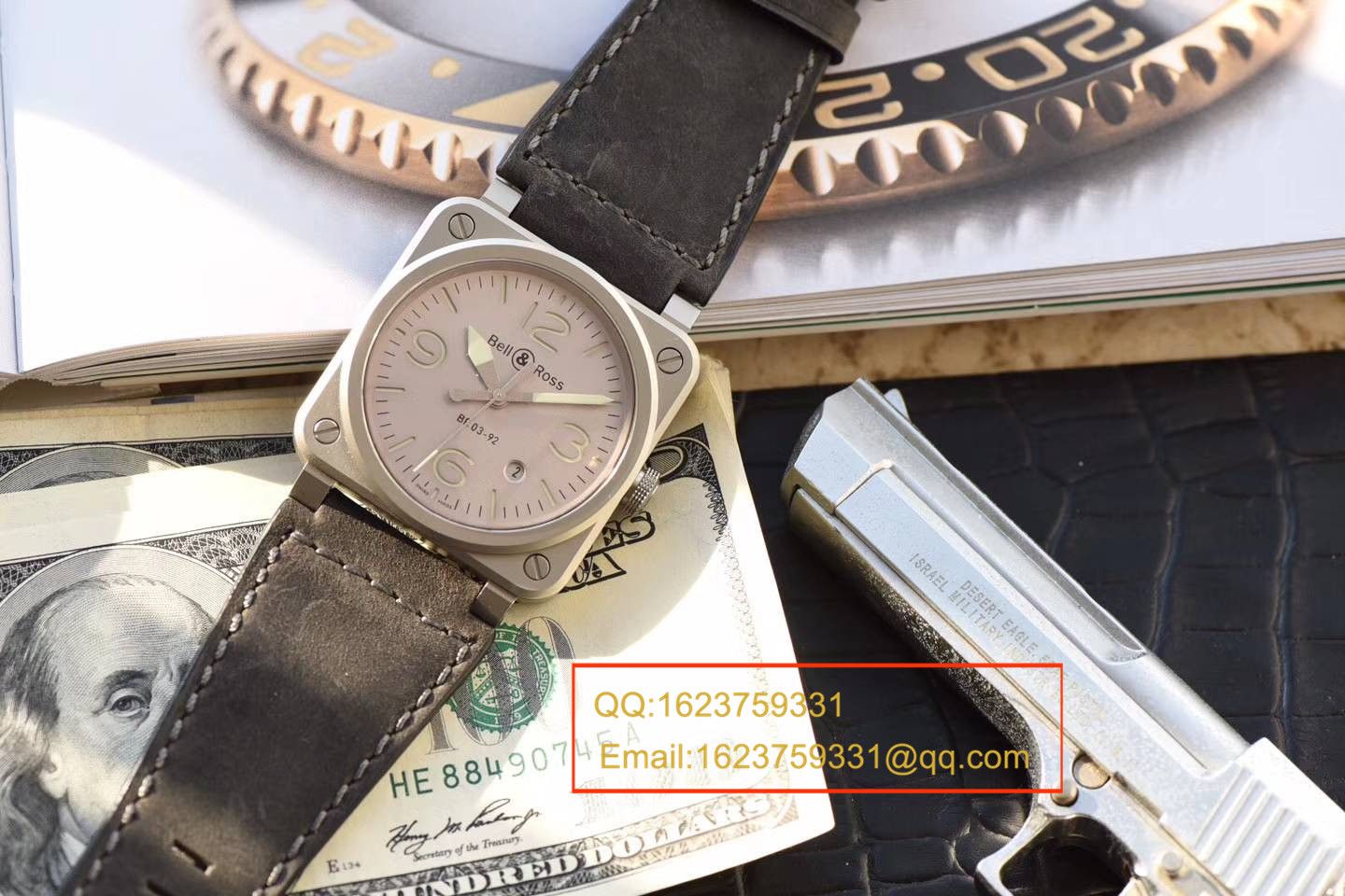 【BR一比一超A高仿手表】 Bell & Ross AVIATION系列BR 03-92 HOROLUM  wrist watch  / BLBA015