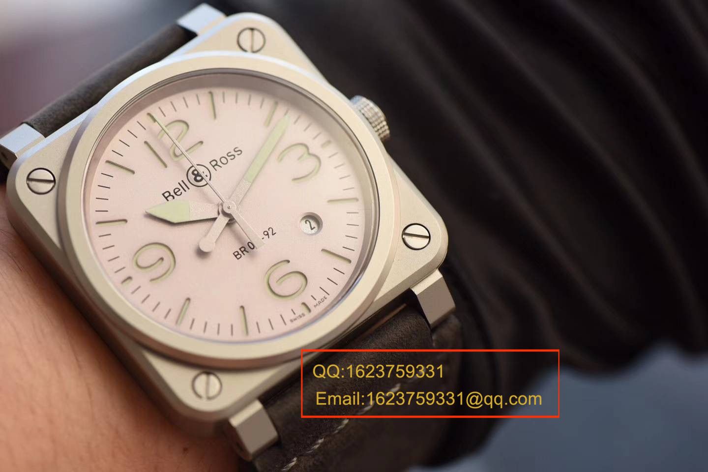 【BR一比一超A高仿手表】 Bell & Ross AVIATION系列BR 03-92 HOROLUM  wrist watch  / BLBA015