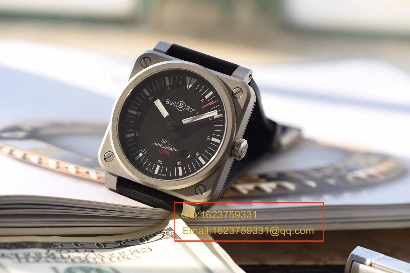【BR一比一超A精高仿手表】 Bell & Ross AVIATION系列BR 03-92 HOROLUM  wrist watch  / BABL016