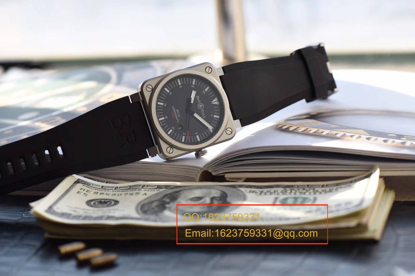 【BR一比一超A精高仿手表】 Bell & Ross AVIATION系列BR 03-92 HOROLUM  wrist watch  / BABL016