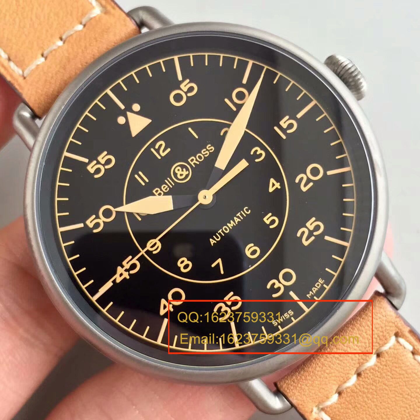 【BR一比一 top 高精仿手表】 Bell & Ross VINTAGE 系列WW1-92 HERITAGE wrist watch  / BLBA018