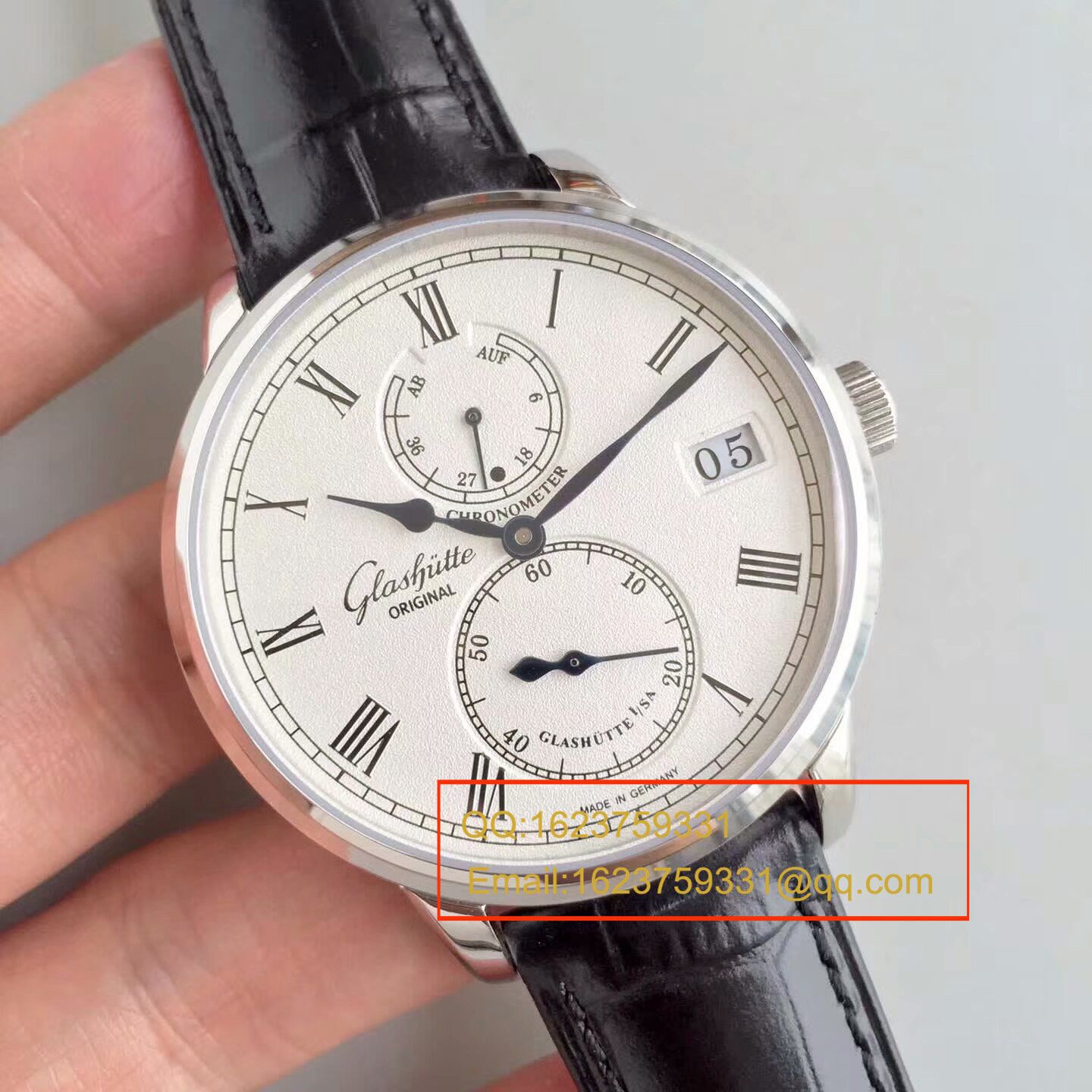 【GF1:1超A高仿手表】glashuette original原创精髓议员天文台 wrist watch 系列 1-58-04-04-04-04 wrist watch  / GLA041