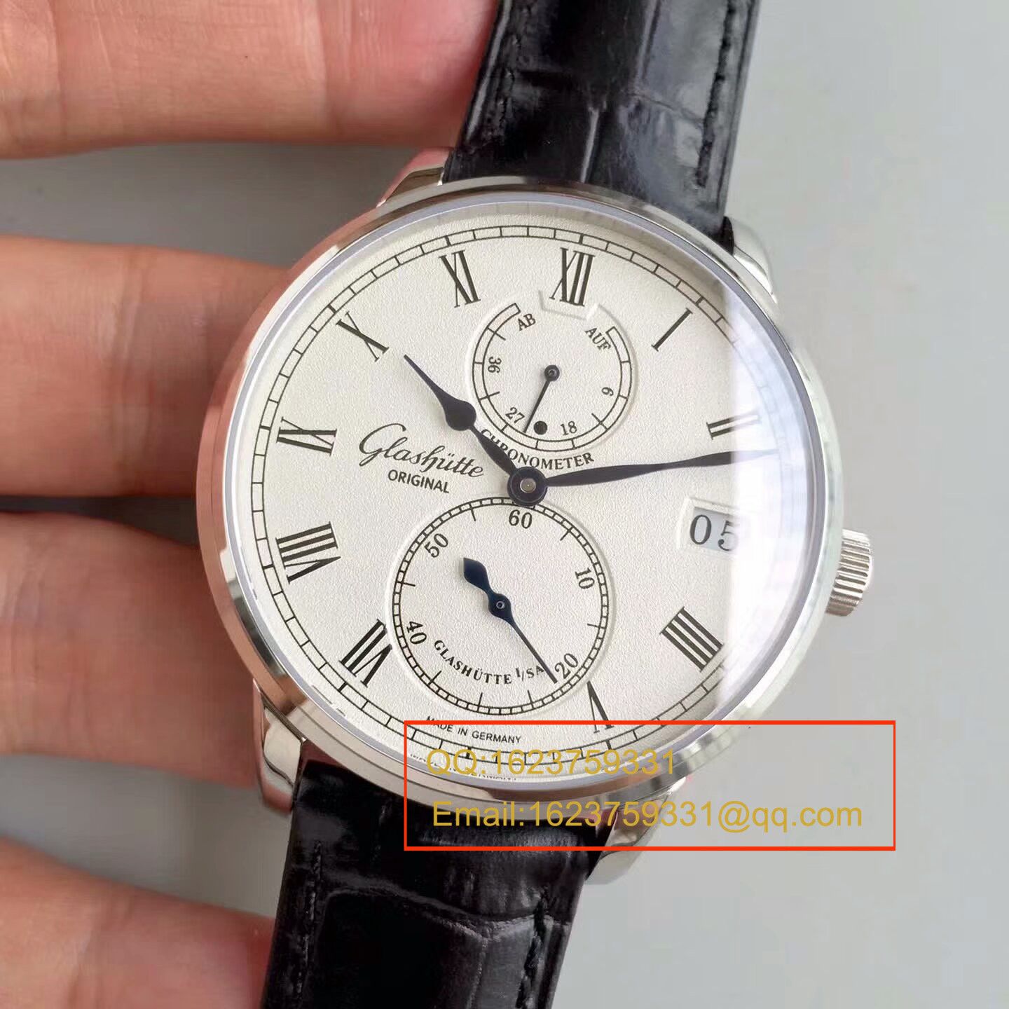 【GF1:1超A高仿手表】glashuette original原创精髓议员天文台 wrist watch 系列 1-58-04-04-04-04 wrist watch  / GLA041