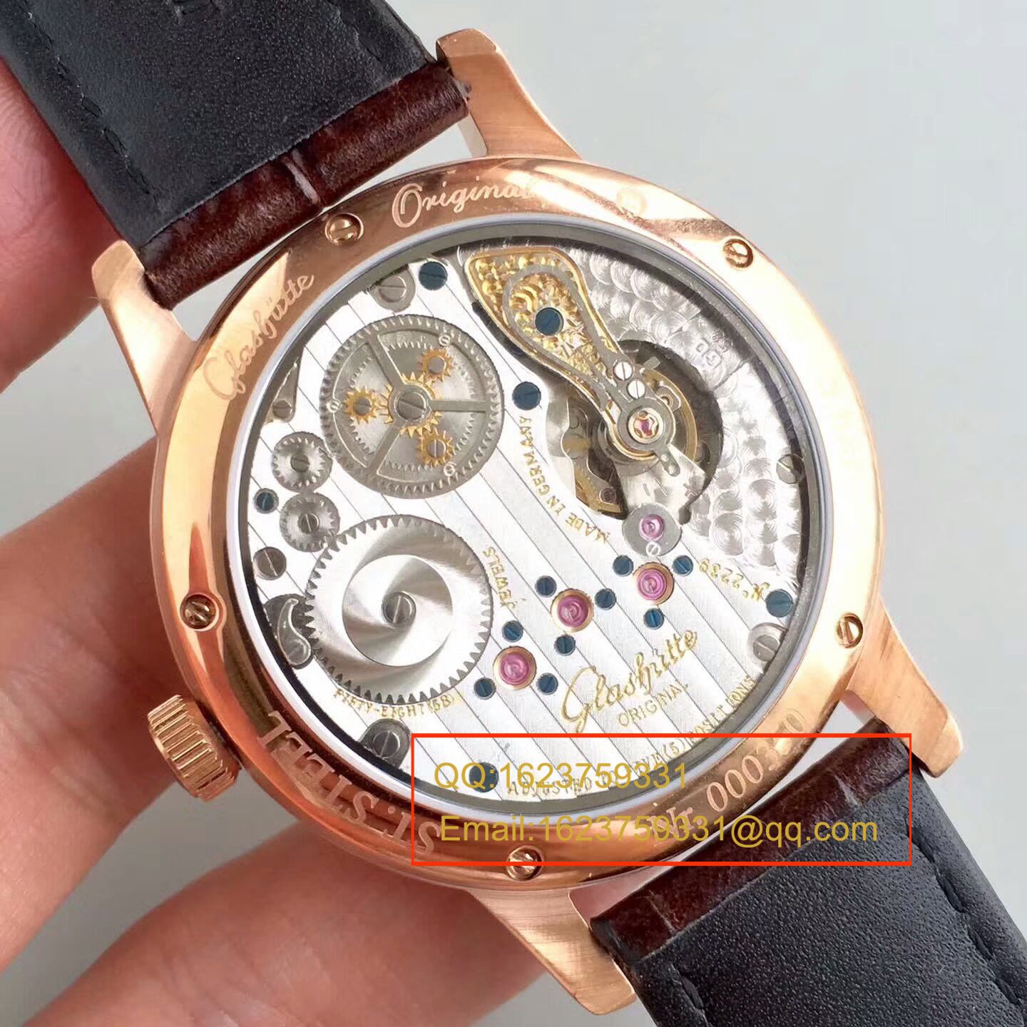 【GF一比一超A复刻高仿手表】glashuette original原创精髓议员天文台 wrist watch 系列 1-58-01-01-01-04 wrist watch  / GLA043