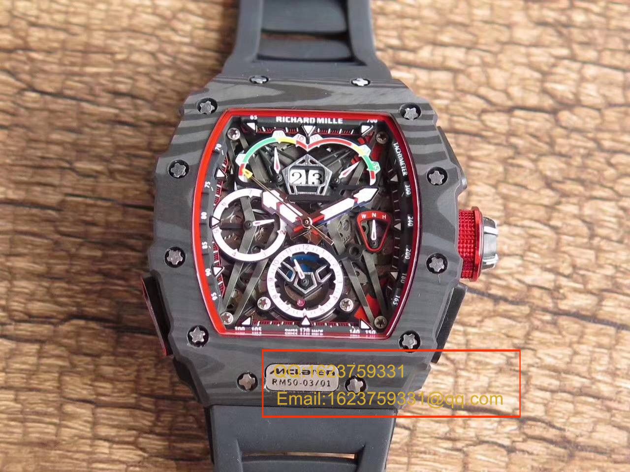 【KV一比一超A精仿手表】RICHARD MILLE 男士系列RM 50-03 McLaren F1 wrist watch  / RM 50-03