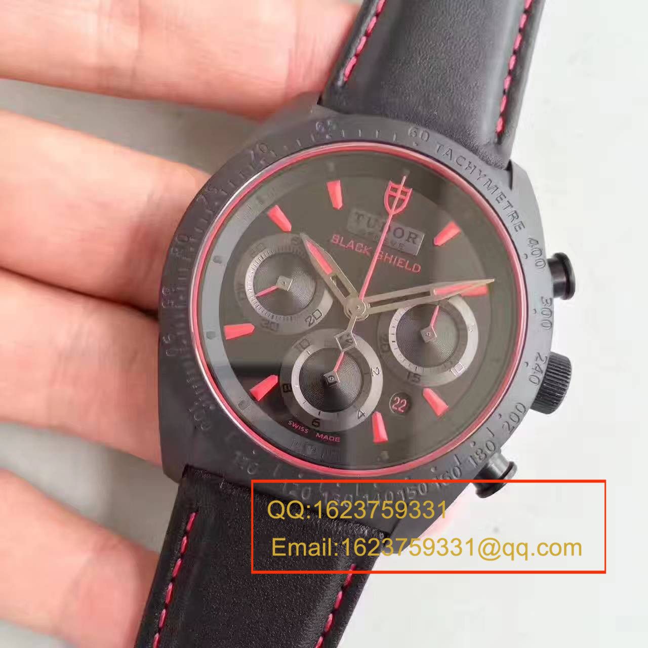 【ZF Factory 1:1复刻高仿手表】Tudor 《杜卡迪大魔鬼》FASTRIDER BLACK SHIELD系列42000CR橡胶 watchband   wrist watch  / DTBC006
