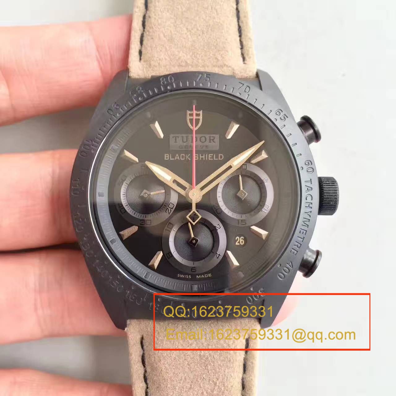 【ZF Factory 一比一高精仿手表】Tudor 《杜卡迪大魔鬼》FASTRIDER BLACK SHIELD系列42000CN皮带 wrist watch  / DTBC005