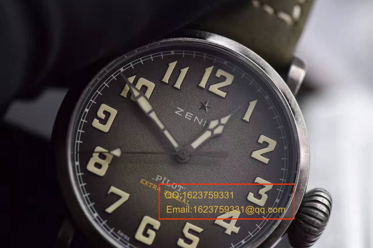 【独家 Video analysis XF Factory 一比一超A高精仿手表】真力时复古飞行员系列11.1940.679 / 93.C800 wrist watch  / ZSLB036