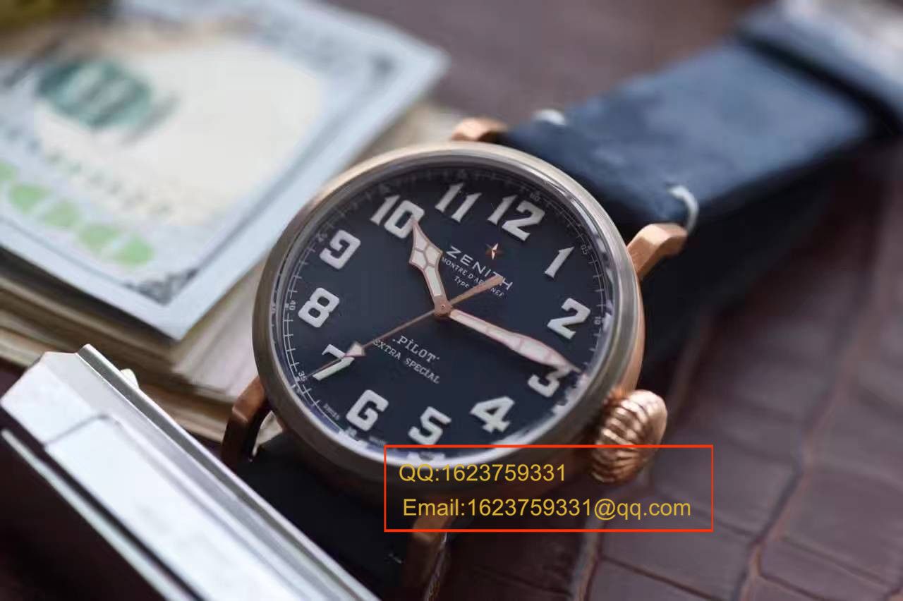 【独家视频测评XF Factory 一比一高仿手表】真力时Pilot Type 20 Extra Special Westime特别限量 wrist watch  / ZSLBE015
