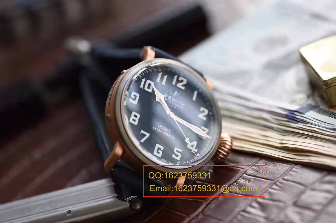 【独家视频测评XF Factory 一比一高仿手表】真力时Pilot Type 20 Extra Special Westime特别限量 wrist watch  / ZSLBE015