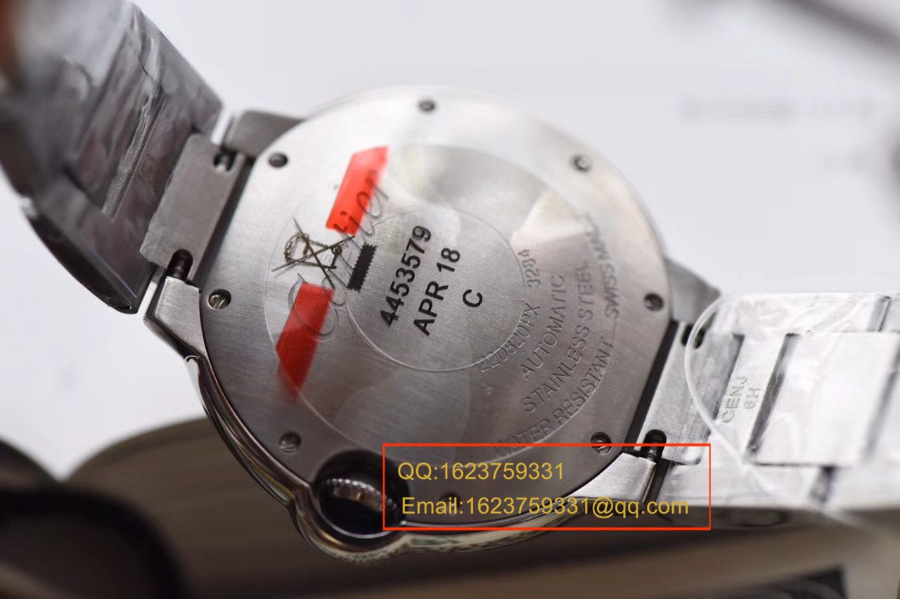【独家视频测评V6 Factory 一比一超A高仿手表】 Cartier  蓝气球系列女装大号蓝气球36毫米W6920046 / KAF129
