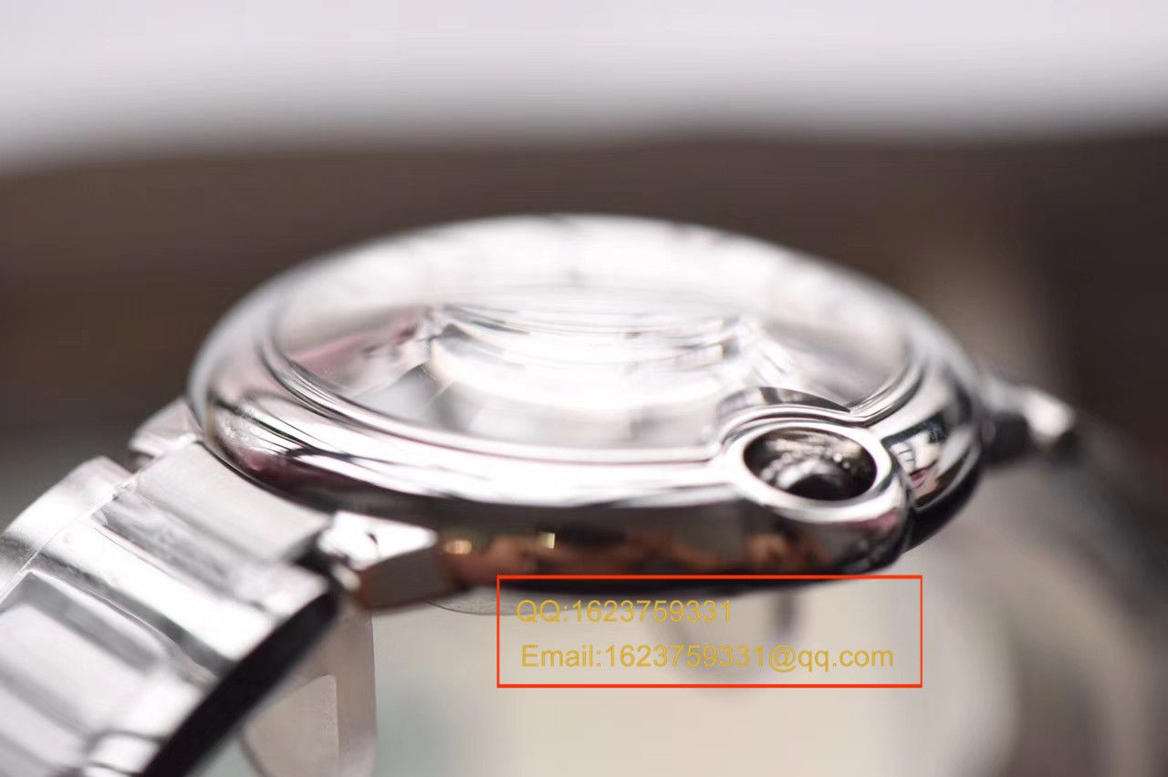 【独家视频测评V6 Factory 一比一超A高仿手表】 Cartier  蓝气球系列女装大号蓝气球36毫米W6920046 / KAF129