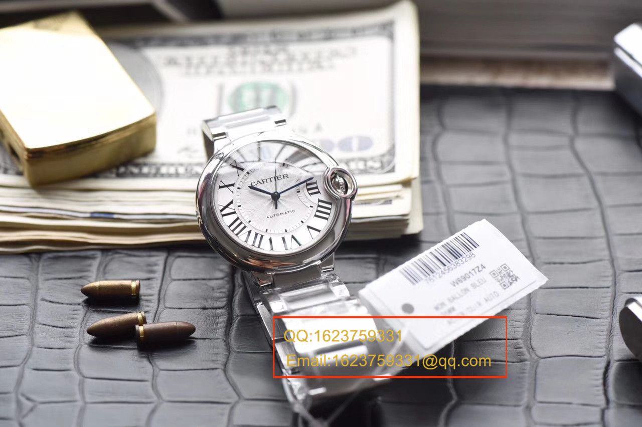 【独家视频测评V6 Factory 一比一超A高仿手表】 Cartier  蓝气球系列女装大号蓝气球36毫米W6920046 / KAF129