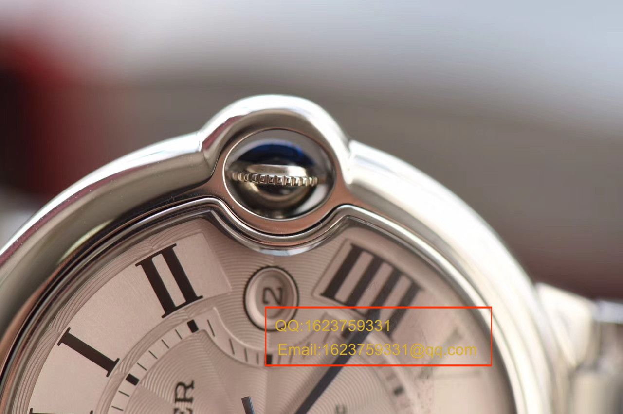 【独家视频测评V6 Factory 一比一超A高仿手表】 Cartier  蓝气球系列大号蓝气球42毫米W69012Z4男表 / K128