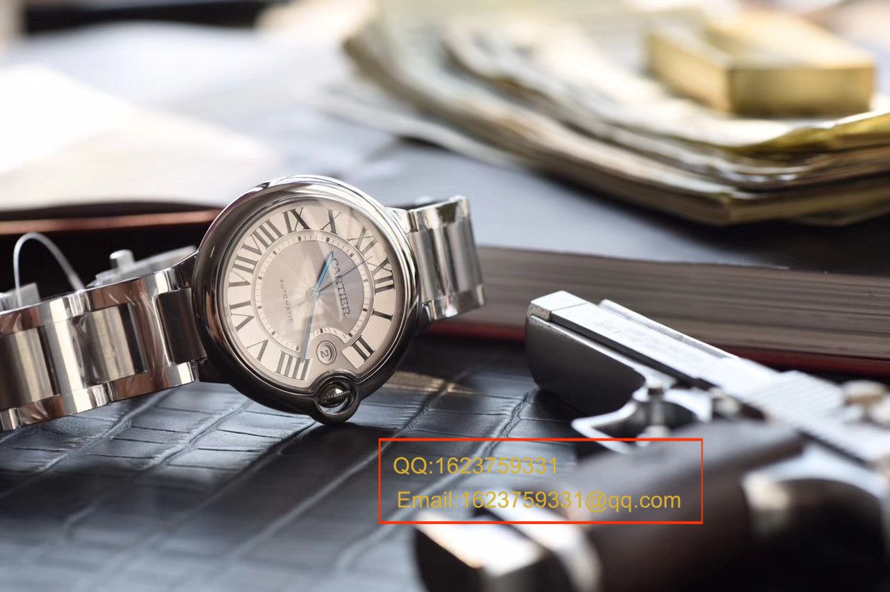 【独家视频测评V6 Factory 一比一超A高仿手表】 Cartier  蓝气球系列大号蓝气球42毫米W69012Z4男表 / K128