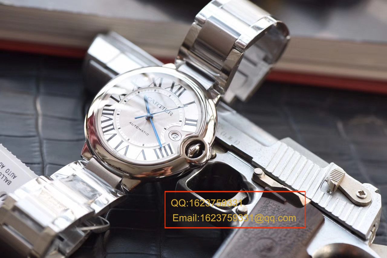 【独家视频测评V6 Factory 一比一超A高仿手表】 Cartier  蓝气球系列大号蓝气球42毫米W69012Z4男表 / K128