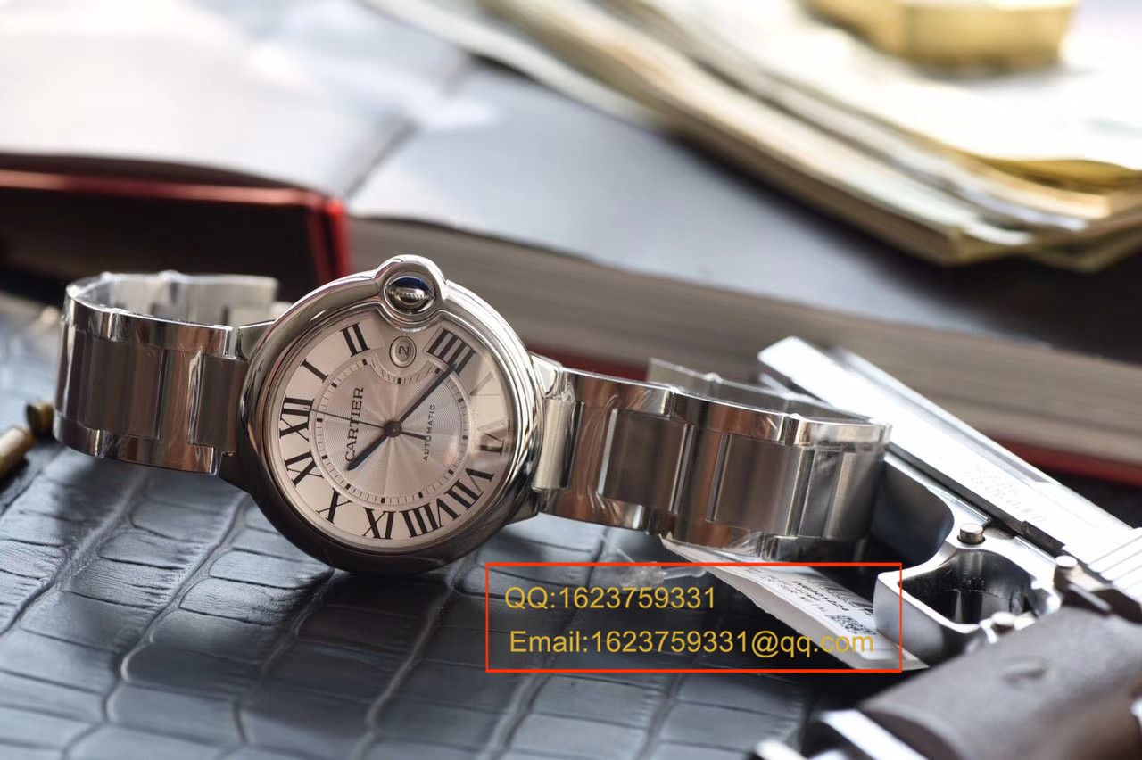 【独家视频测评V6 Factory 一比一超A高仿手表】 Cartier  蓝气球系列大号蓝气球42毫米W69012Z4男表 / K128