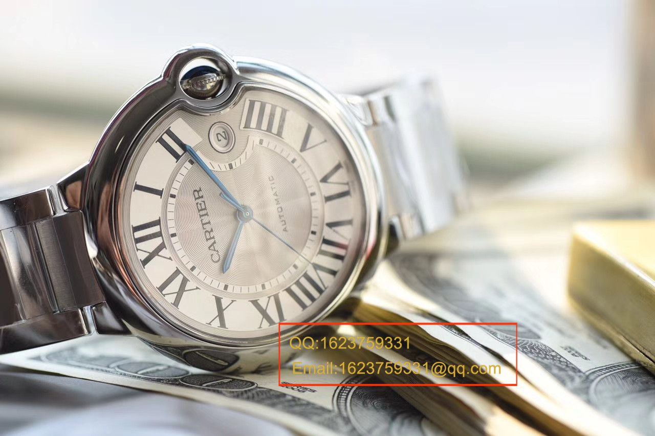 【独家视频测评V6 Factory 一比一超A高仿手表】 Cartier  蓝气球系列大号蓝气球42毫米W69012Z4男表 / K128