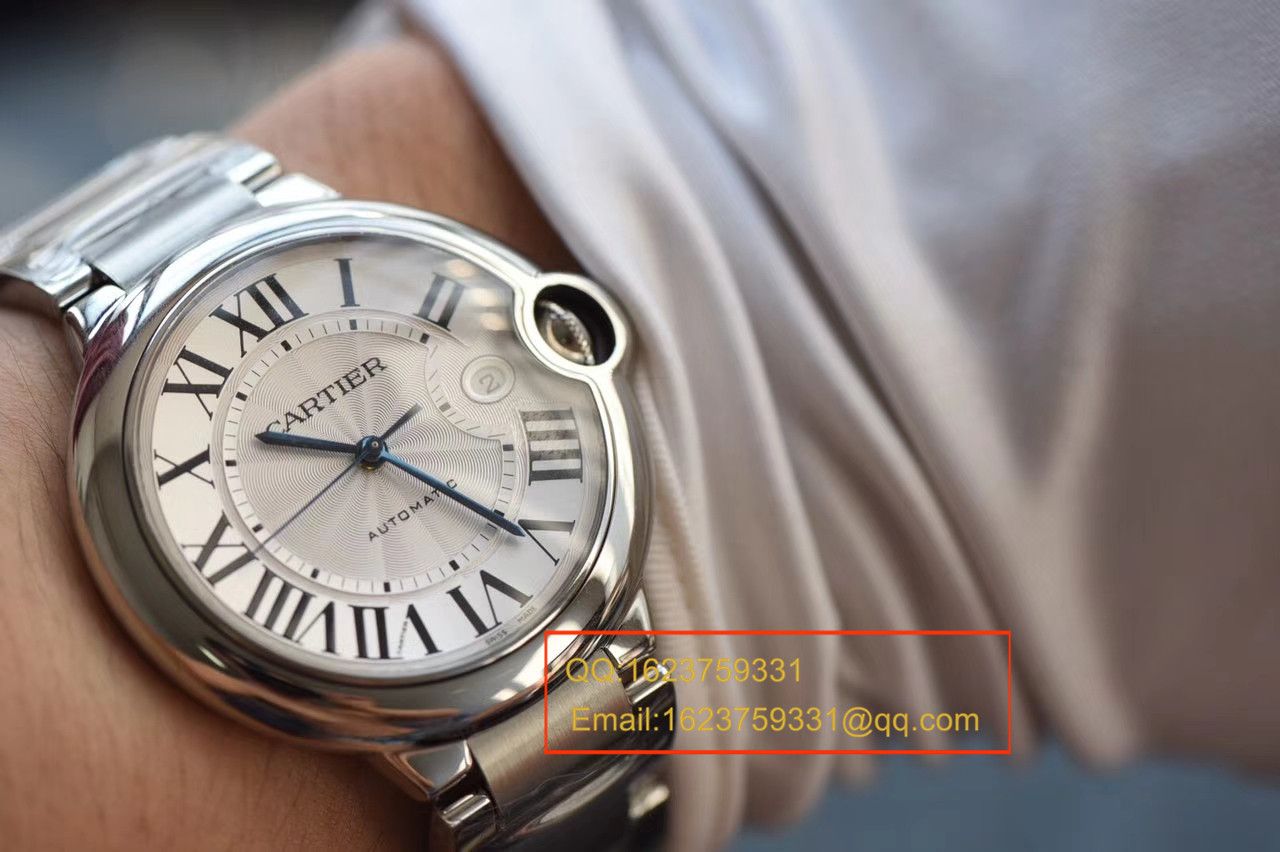 【独家视频测评V6 Factory 一比一超A高仿手表】 Cartier  蓝气球系列大号蓝气球42毫米W69012Z4男表 / K128