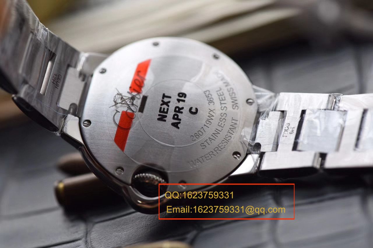【V6 Factory 一比一超A高仿手表】 Cartier  蓝气球系列小号33毫米女士石英 Movement  wrist watch  / KAF127